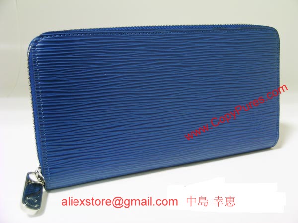 ルイヴィトンエピ ジッピーウォレット財布 サフィールM60435